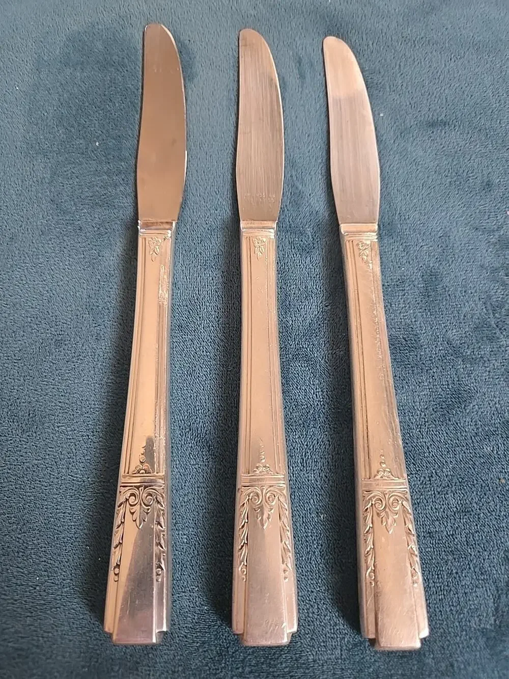 3 Wm A Rogers LADY DRAKE Silverplate Oneida Community Silverware CHOICE Flatware